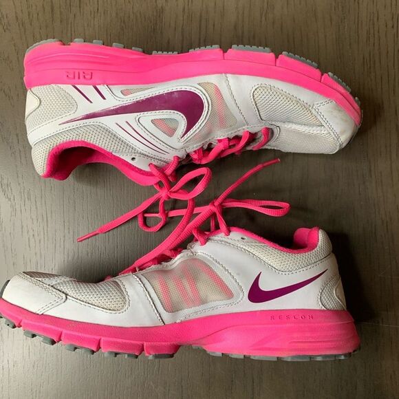 Nike Air Relentless 3 Pink Burgundy Womens Running Shoes | Size 8 - Picture 2 of 8